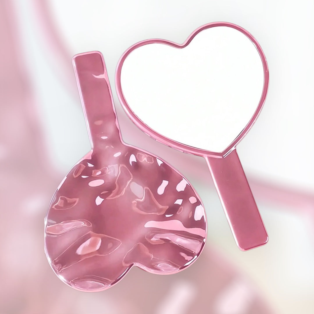 Heart Shaped Portable Mirror