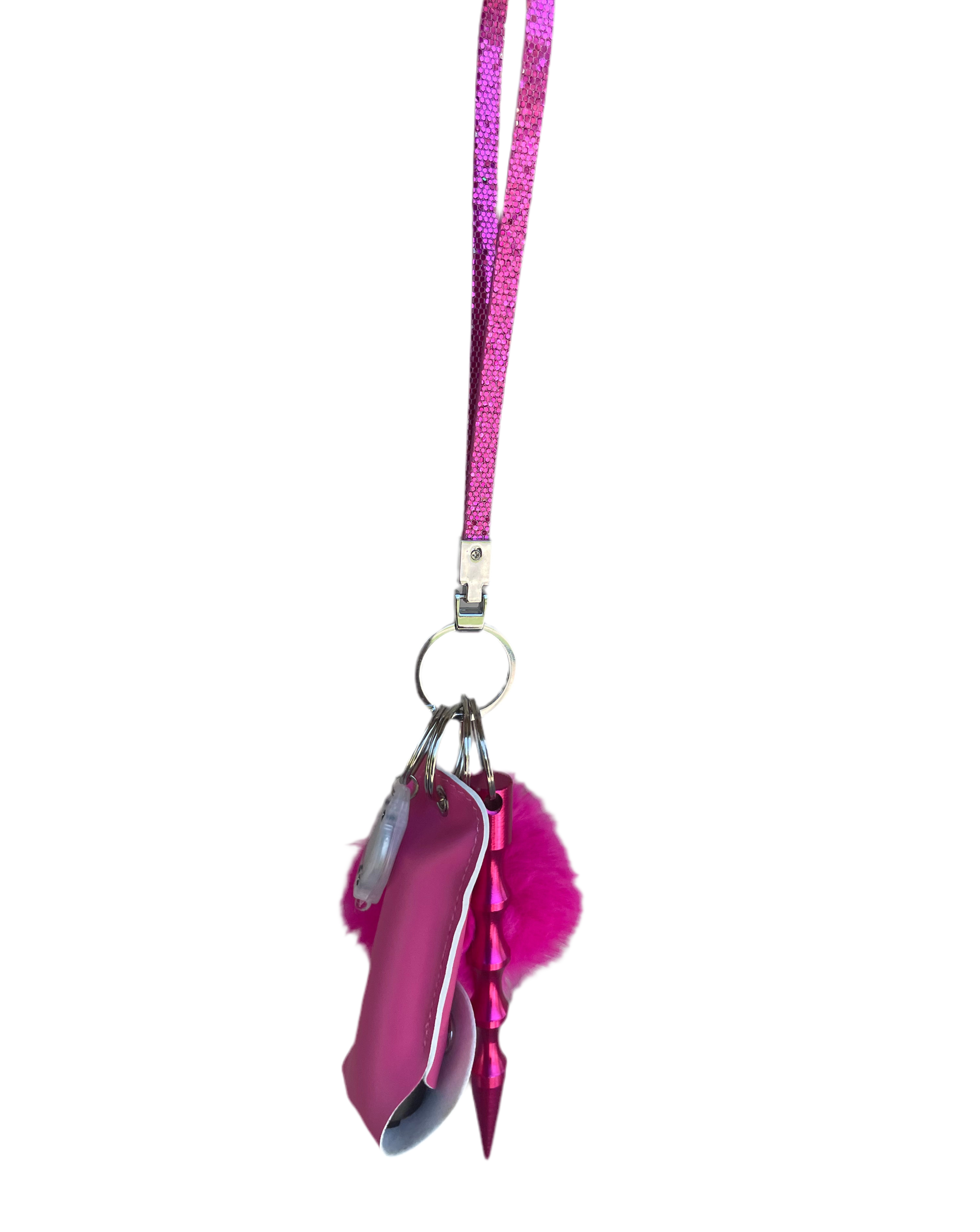 Fuchsia Pink Bling Set